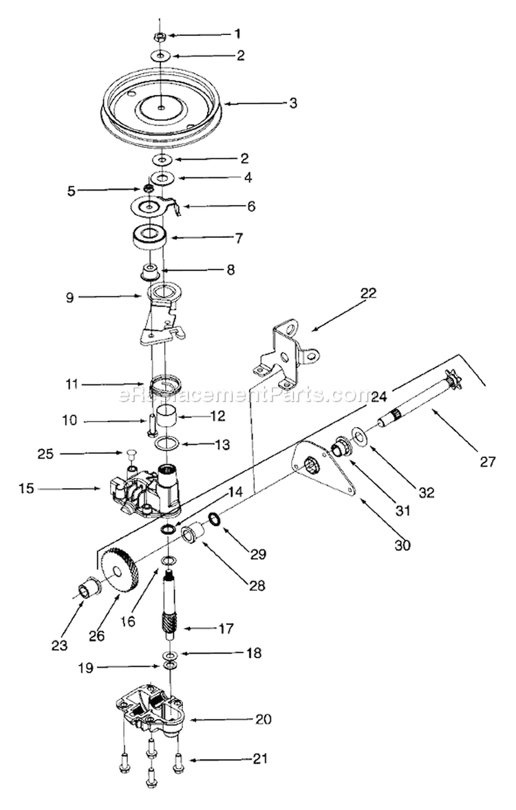 Page C Diagram and Parts List for 12A-979C401 1997 Yard Man Lawn Mower